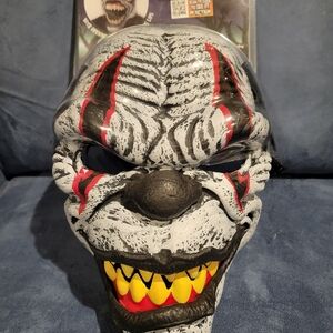 Spirit Last Laugh Clown Mask with Red and Gray Details